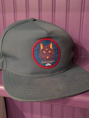 Fairhaven Spacecraft grey and red snapback hat #skateboarding #outdoors